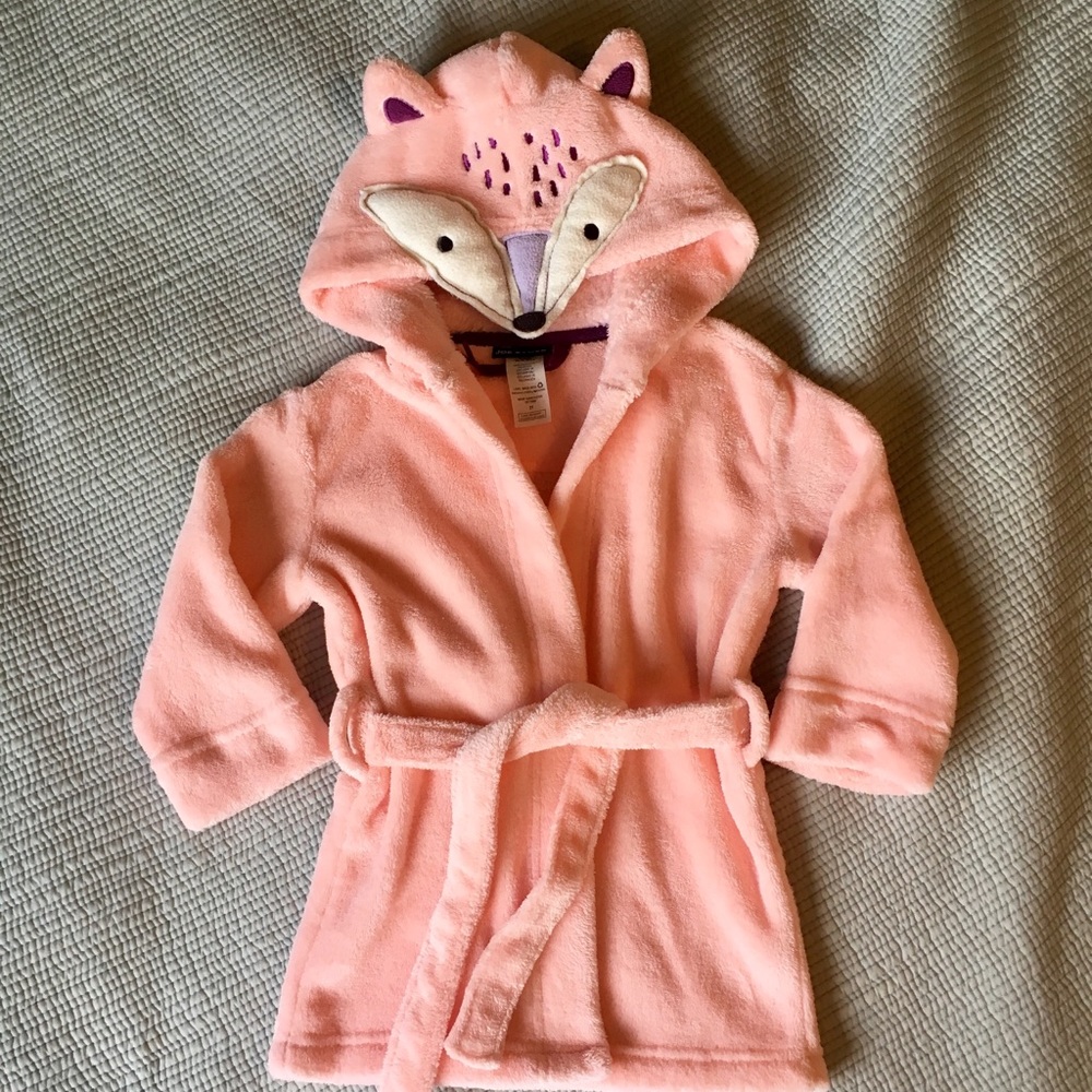 Toddler Fox Plush Robe by Joe Fresh